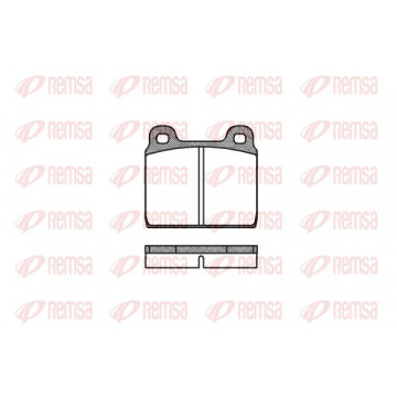 Pastiglie Freno LPR 05P002 | Omologate ECE R90 | Compatibili Con Fiat 124, 125, 132, Lancia Beta, Seat 131 E Altre